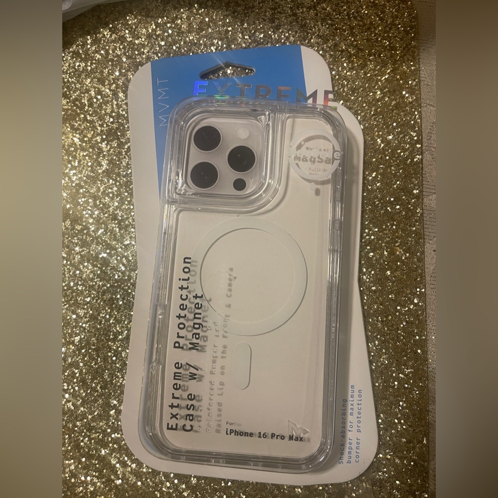 Clear Protective Case for iPhone 16 Pro Max